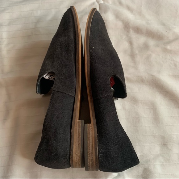 Levity Carla Black Suede Slip-on Loafer - Picture 5 of 11